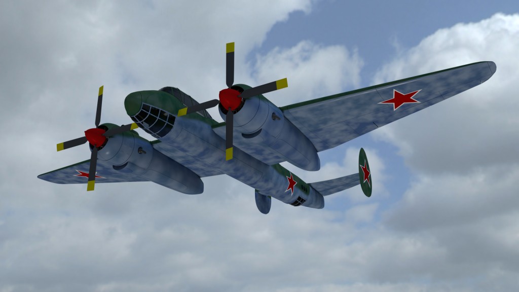 Tupolev Tu-2 textured preview image 1